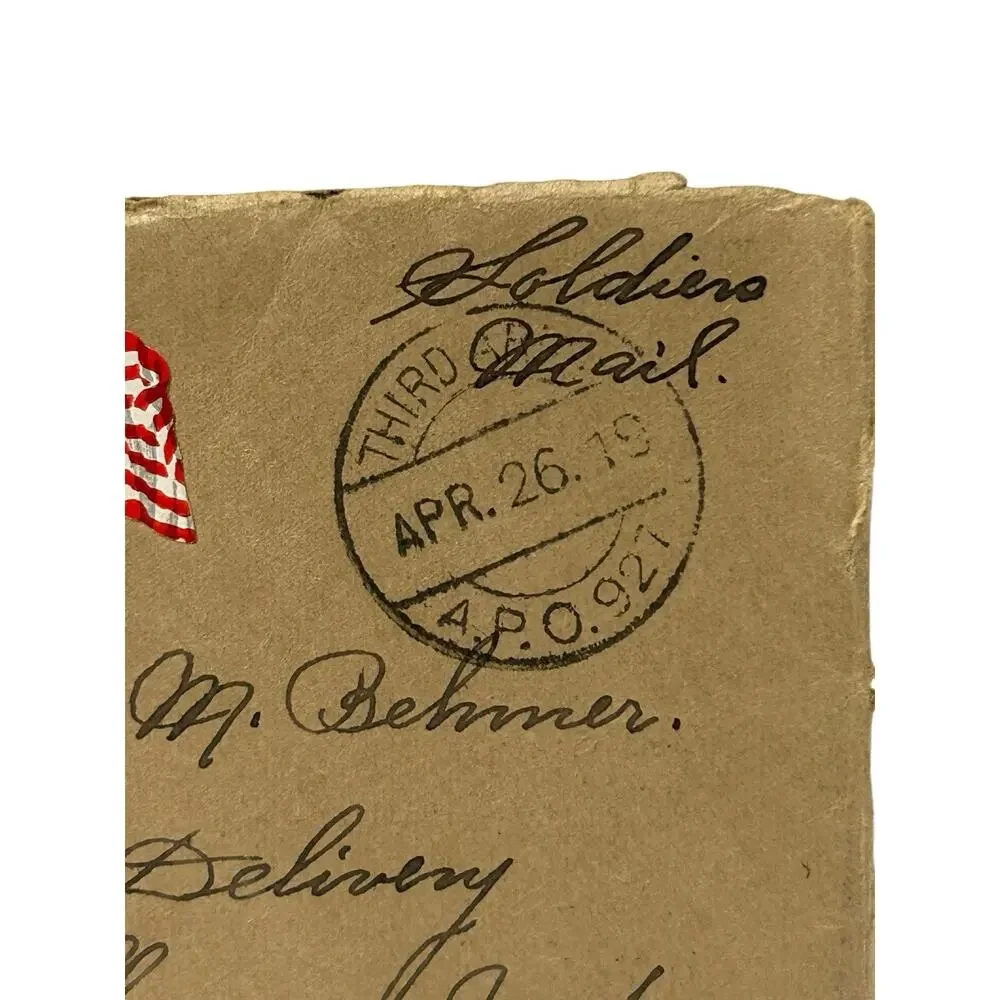 Antique Postal History WWI w/Original Love Letter Included Romantic Letter 1919